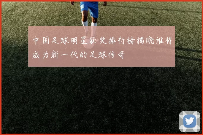 中国足球明星获奖排行榜揭晓谁将成为新一代的足球传奇