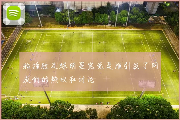 狗撞脸足球明星究竟是谁引发了网友们的热议和讨论